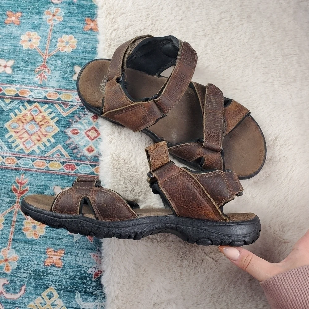 Timberland Breakwater Men’s Size 10M Leather Sandals